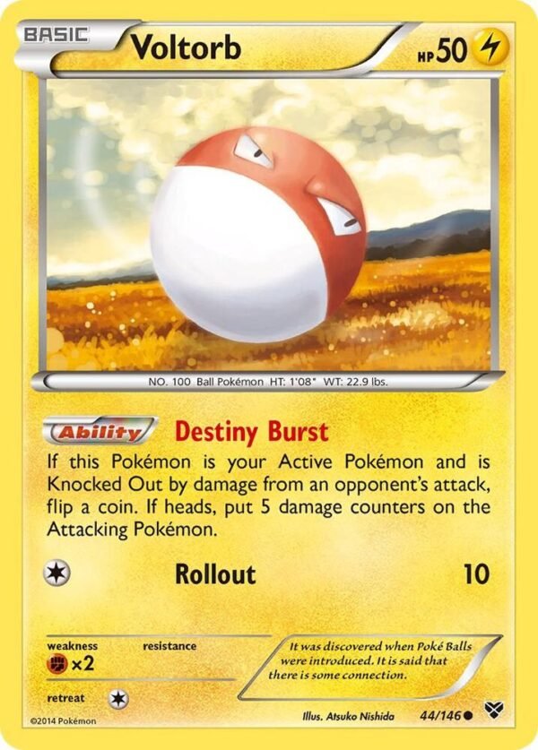 Voltorb 44/146 Reverse Holofoil XY Base Set