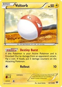 Voltorb | 44/146 | Reverse Holofoil | XY Base Set