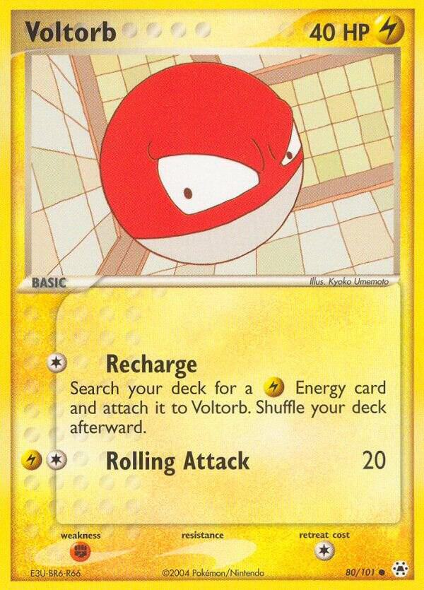 Voltorb 80/101 Reverse Holofoil Hidden Legends Voltorb 80/101 Reverse Holofoil Hidden Legends