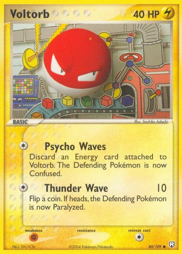 Voltorb 80/109 Reverse Holofoil Team Rocket Returns Voltorb 80/109 Reverse Holofoil Team Rocket Returns