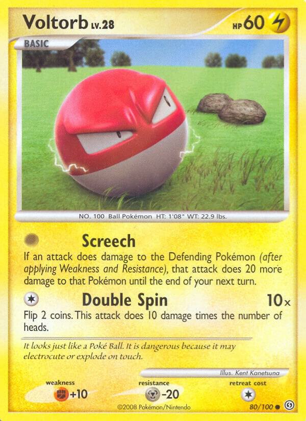 Voltorb (80) 80/100 Normal Stormfront Voltorb (80) 80/100 Normal Stormfront