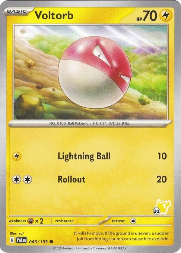 Voltorb Pikachu 30 066/193 Normal Battle Academy 2024