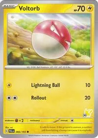 Voltorb | Pikachu 30 | 066/193 | Normal | Battle Academy 2024 Voltorb | Pikachu 30 | 066/193 | Normal | Battle Academy 2024