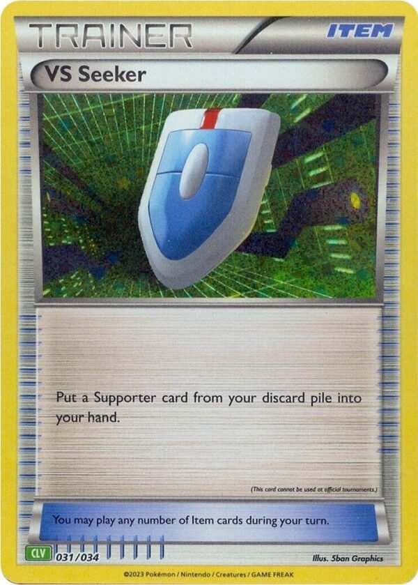 VS Seeker (CLV) 031/034 Holofoil Trading Card Game Classic VS Seeker (CLV) 031/034 Holofoil Trading Card Game Classic