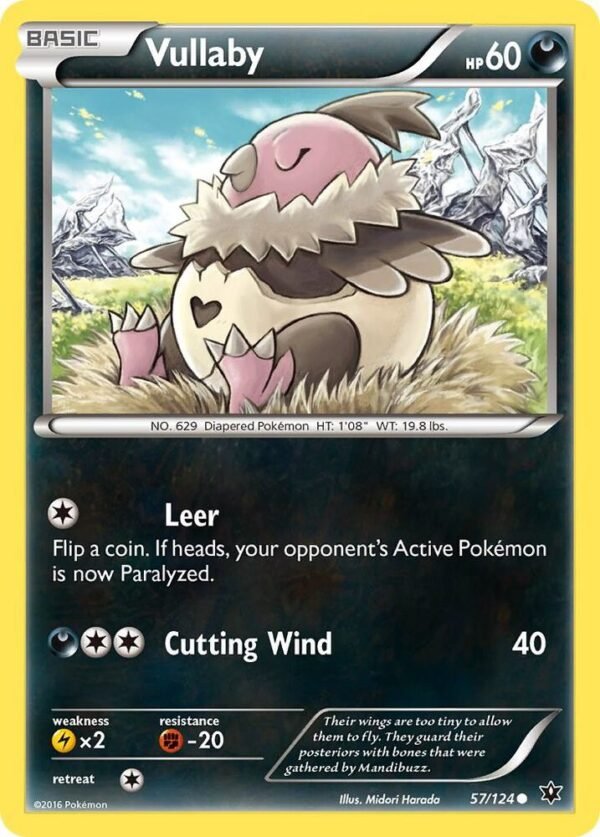 Vullaby 57/124 Reverse Holofoil XY – Fates Collide Vullaby 57/124 Reverse Holofoil XY – Fates Collide