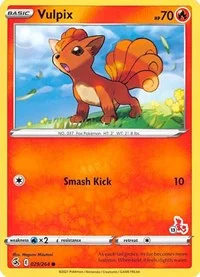 Vulpix | 029/264 (#13 Cinderace Stamped) | Normal | Battle Academy 2022
