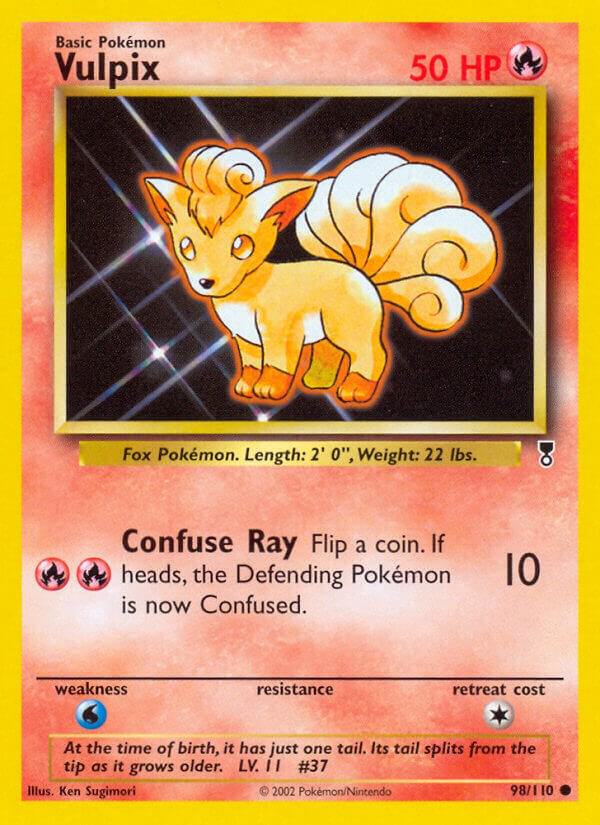 Vulpix 098/110 Reverse Holofoil Legendary Collection