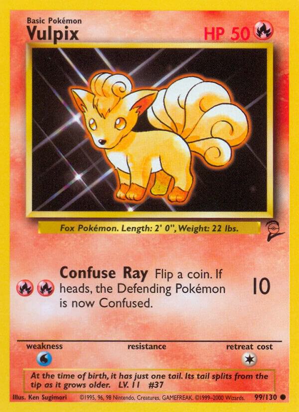 Vulpix 099/130 Normal Base Set 2