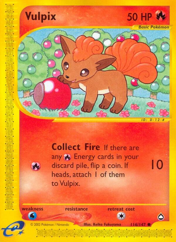 Vulpix 116/147 Normal Aquapolis Vulpix 116/147 Normal Aquapolis