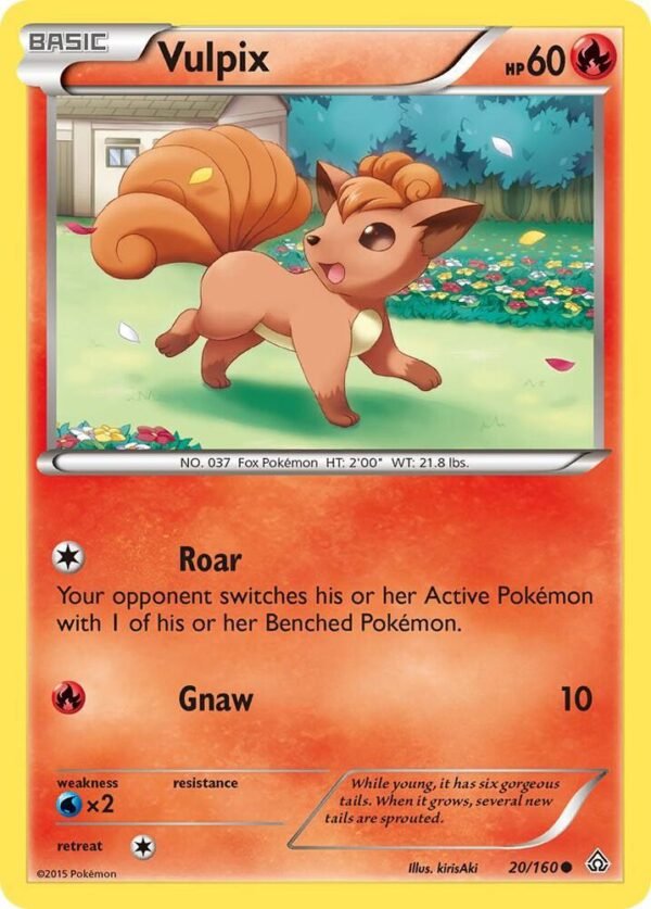 Vulpix 20/160 Reverse Holofoil XY – Primal Clash
