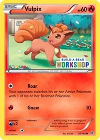 Vulpix | 20/160 (Build-A-Bear Workshop Exclusive) | 020/160 | Normal | Miscellaneous Cards & Products