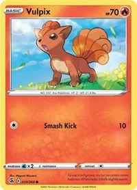 Vulpix (29) | 029/264 | Reverse Holofoil | SWSH08: Fusion Strike Vulpix (29) | 029/264 | Reverse Holofoil | SWSH08: Fusion Strike