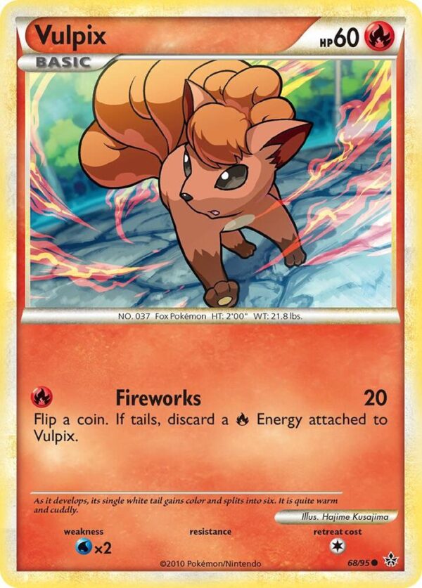 Vulpix 68/95 Reverse Holofoil Unleashed