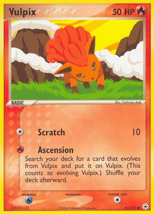 Vulpix 81/101 Reverse Holofoil Hidden Legends