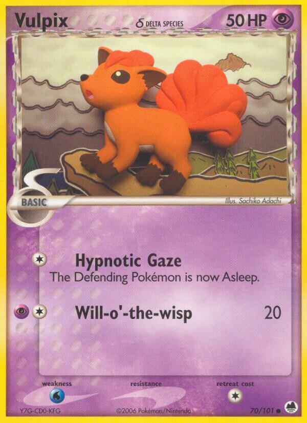 Vulpix (Delta Species) 70/101 Reverse Holofoil Dragon Frontiers