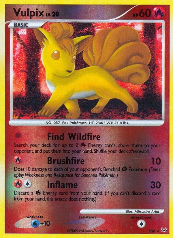 Vulpix (Shiny) SH6 Reverse Holofoil Platinum Vulpix (Shiny) SH6 Reverse Holofoil Platinum
