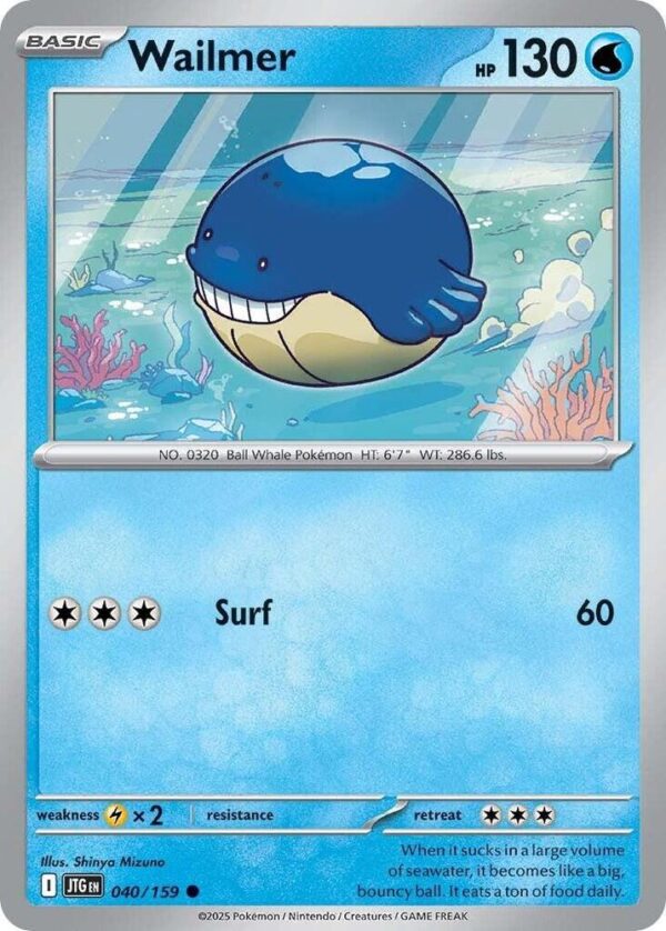 Wailmer 040/159 Normal SV09: Journey Together Wailmer 040/159 Normal SV09: Journey Together