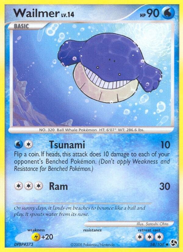 Wailmer 58/106 Reverse Holofoil Great Encounters