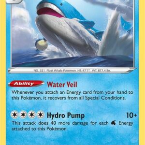 Wailord 032/185 Holofoil SWSH04: Vivid Voltage Wailord 032/185 Holofoil SWSH04: Vivid Voltage