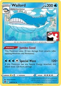 Wailord | 038/195 | Holofoil | Prize Pack Series Cards