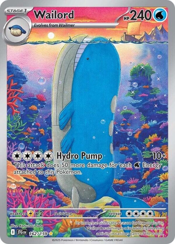 Wailord 162/159 Holofoil SV09: Journey Together