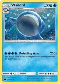 Wailord | 40/168 (Cosmos Holo) | 040/168 | Holofoil | Blister Exclusives