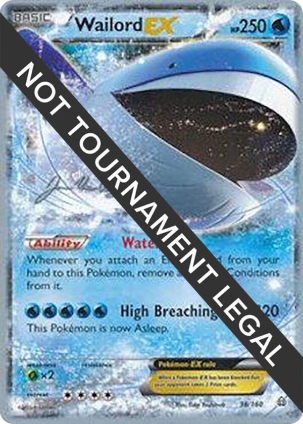 Wailord EX 2015 (Jacob Van Wagner) 38/160 Normal World Championship Decks Wailord EX 2015 (Jacob Van Wagner) 38/160 Normal World Championship Decks