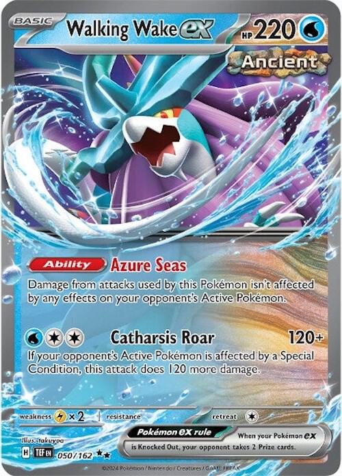 Walking Wake ex 050/162 Holofoil SV05: Temporal Forces Walking Wake ex 050/162 Holofoil SV05: Temporal Forces