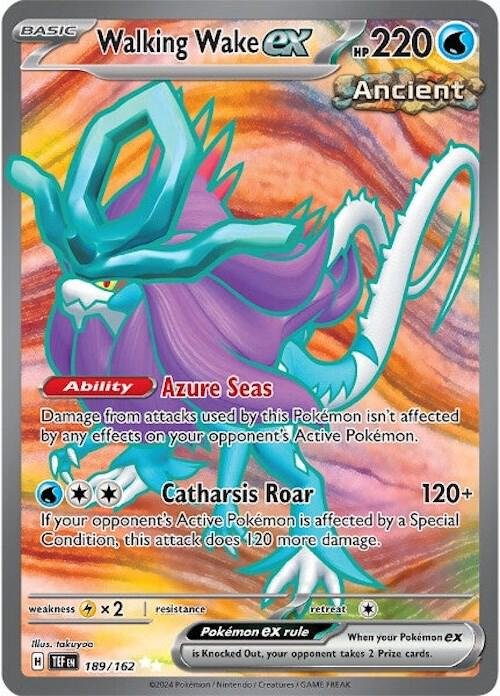 Walking Wake ex 189/162 Holofoil SV05: Temporal Forces