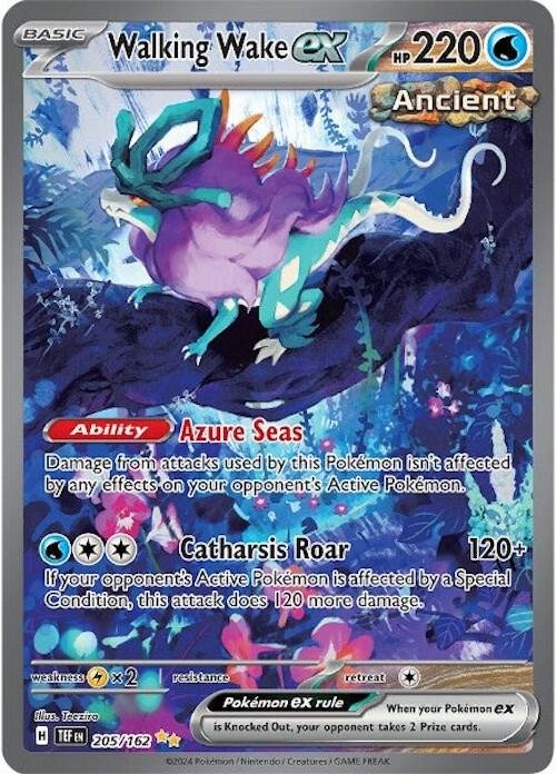Walking Wake ex 205/162 Holofoil SV05: Temporal Forces Walking Wake ex 205/162 Holofoil SV05: Temporal Forces