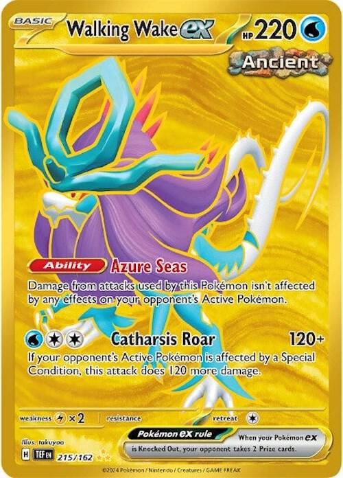 Walking Wake ex 215/162 Holofoil SV05: Temporal Forces