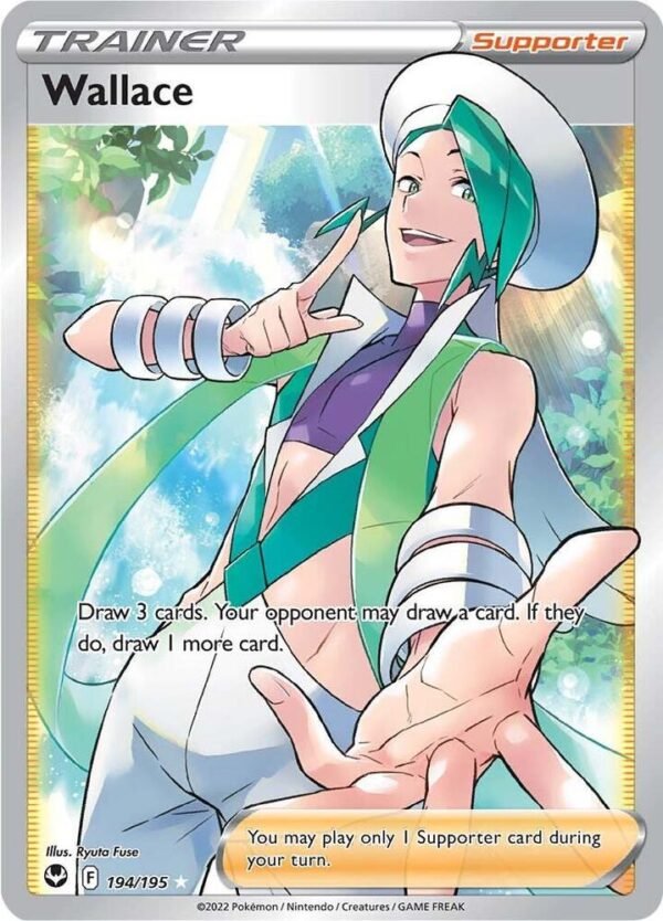 Wallace (Full Art) 194/195 Holofoil SWSH12: Silver Tempest