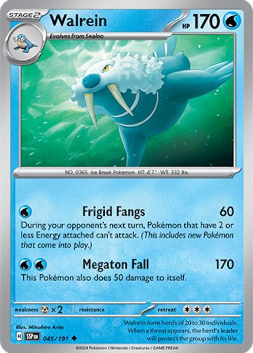 Walrein 045/191 Normal SV08: Surging Sparks Walrein 045/191 Normal SV08: Surging Sparks