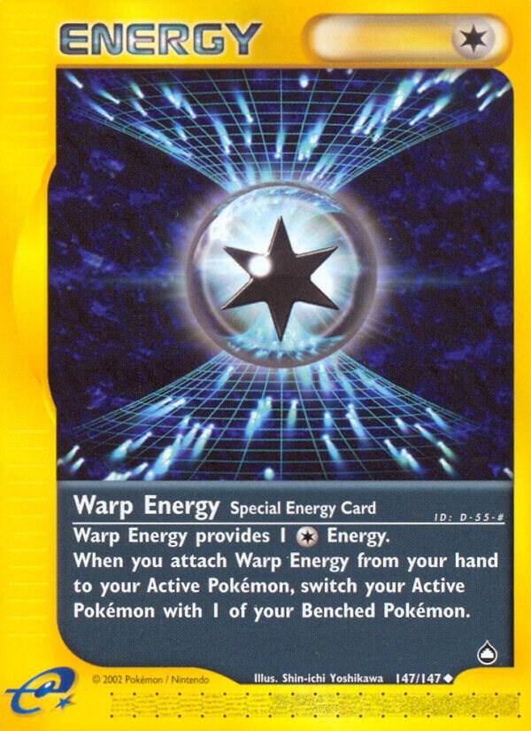 Warp Energy 147/147 Reverse Holofoil Aquapolis