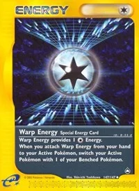 Warp Energy | 147/147 | Reverse Holofoil | Aquapolis