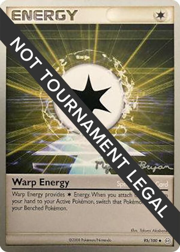 Warp Energy 2010 (Mychael Bryan) 95/100 Normal World Championship Decks