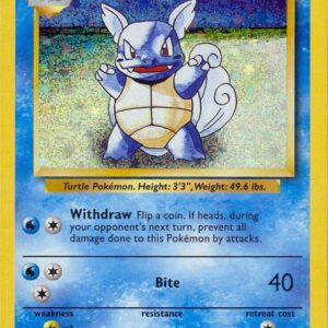 Wartortle 002/034 Holofoil Trading Card Game Classic