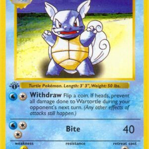 Wartortle 042/102 1st Edition Base Set (Shadowless)