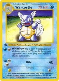 Wartortle | 042/102 | 1st Edition | Base Set (Shadowless)