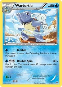Wartortle | 15/101 | Normal | Plasma Blast