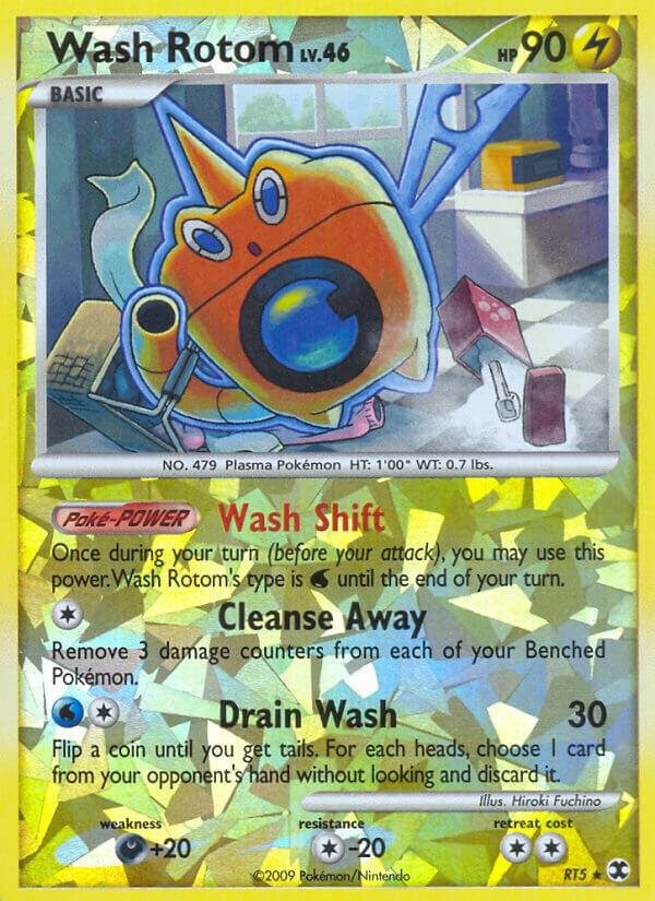 Wash Rotom RT5 Reverse Holofoil Rising Rivals
