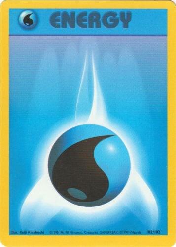 Water Energy 102/102 Normal Base Set Water Energy 102/102 Normal Base Set