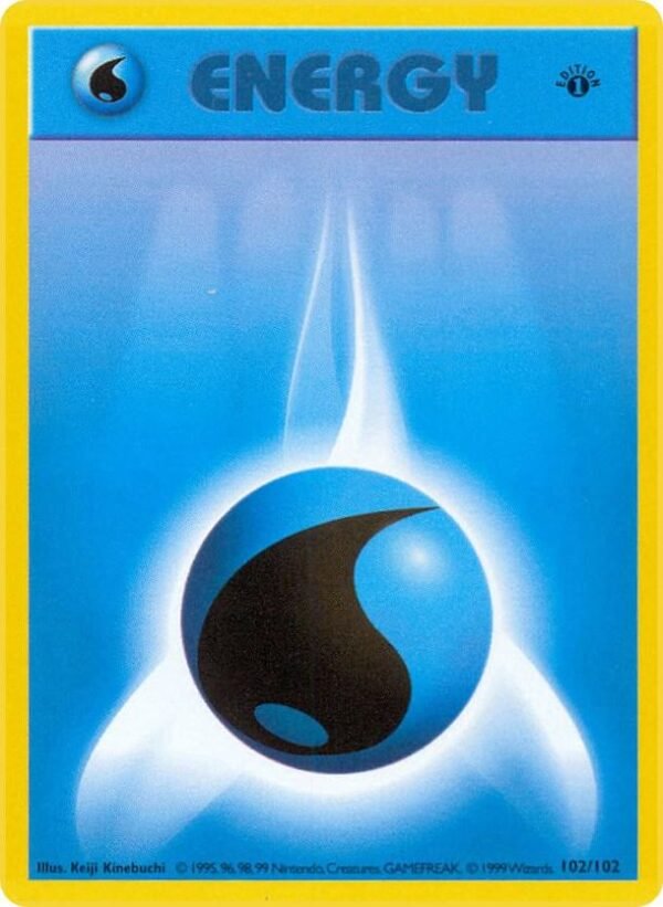 Water Energy 102/102 Unlimited Base Set (Shadowless) Water Energy 102/102 Unlimited Base Set (Shadowless)