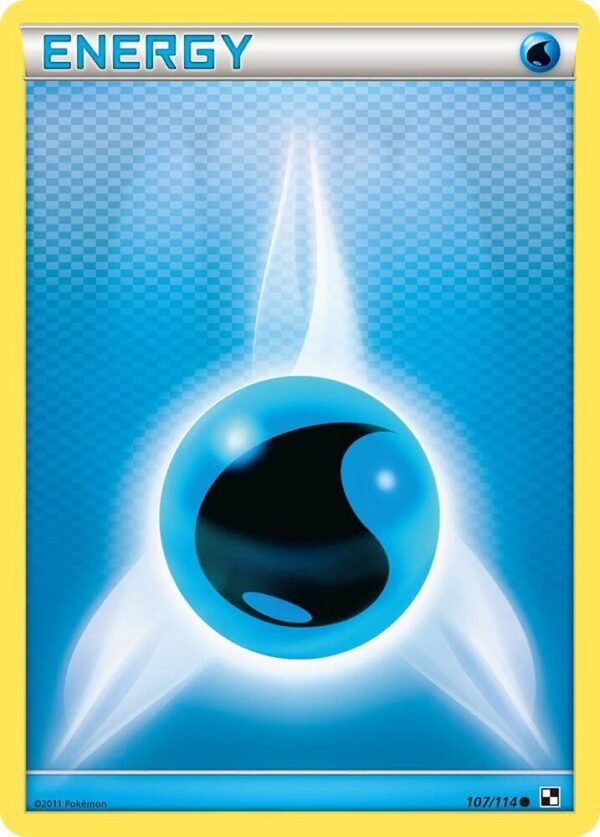 Water Energy 107/114 Reverse Holofoil Black and White