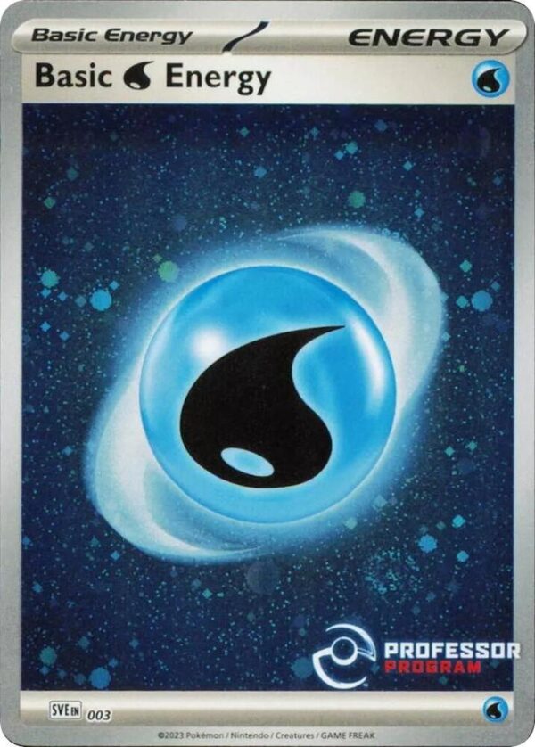 Water Energy (2023) 003 Holofoil Professor Program Promos