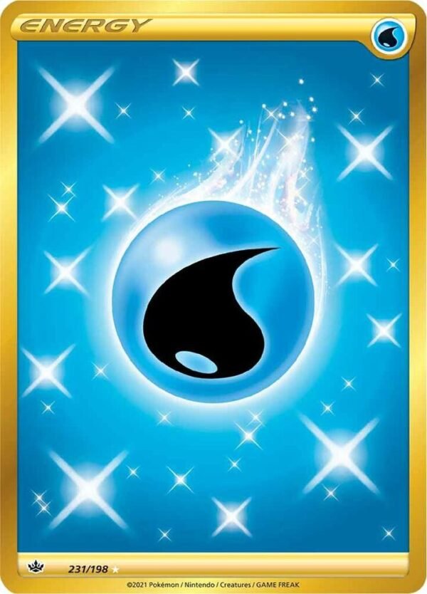Water Energy (Secret) 231/198 Holofoil SWSH06: Chilling Reign Water Energy (Secret) 231/198 Holofoil SWSH06: Chilling Reign