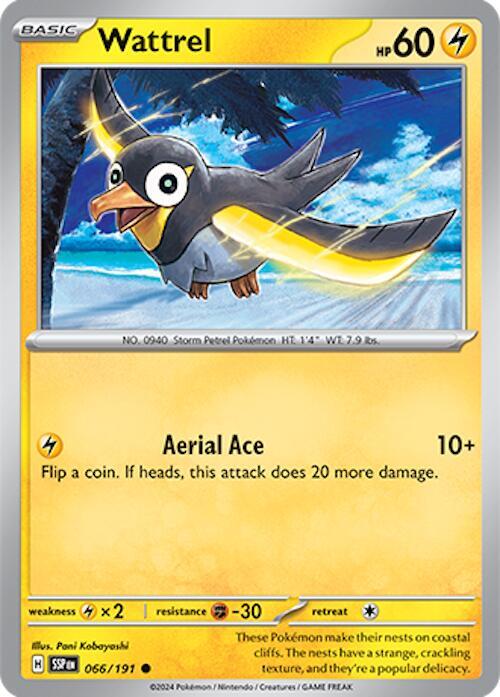 Wattrel 066/191 Normal SV08: Surging Sparks Wattrel 066/191 Normal SV08: Surging Sparks