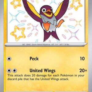 Wattrel 145/091 Holofoil SV: Paldean Fates