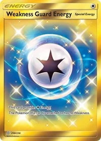 Weakness Guard Energy (Secret) | 258/236 | Holofoil | SM - Unified Minds