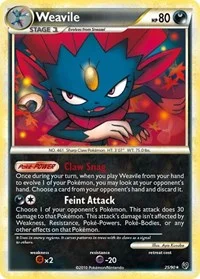 Weavile | 25/90 | Normal | Undaunted